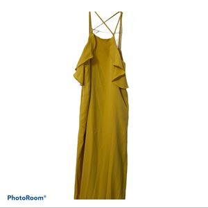 Mustard maxi dress